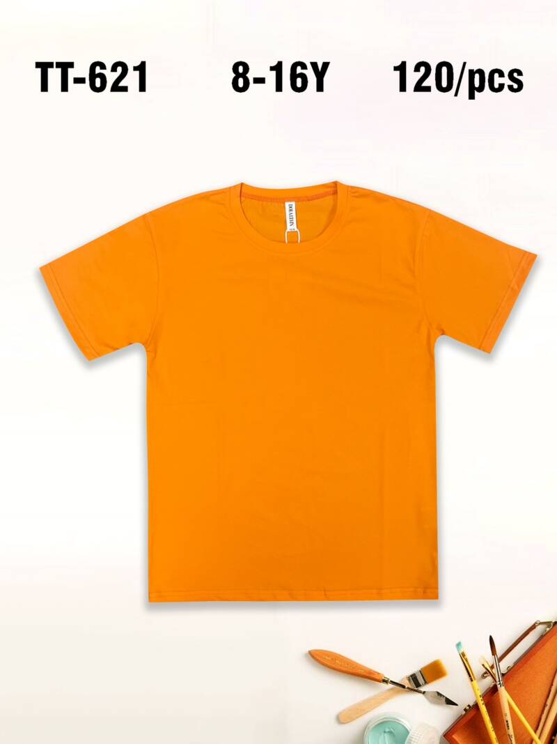 Bluzki chłopięce. Roz 8-16, 1 Kolor Paczka 5 szt.